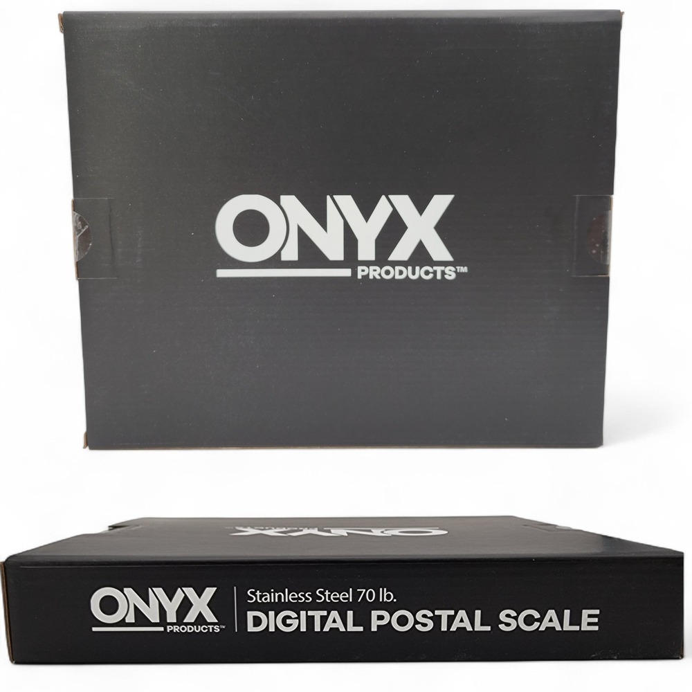 ONYX Stainless Steel 70lb Digital‎ Postal Scale NEW Sealed Box